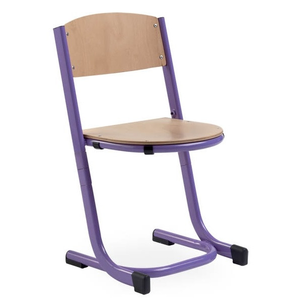Chaise appui sur table mobilier scolaire Ovalequip