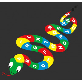Marelle Serpent Alphabet aire de jeux pour enfant Ovalequip