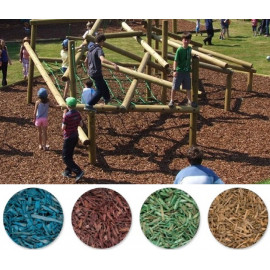 Copeaux de mulch aire de jeux pour enfant Ovalequip