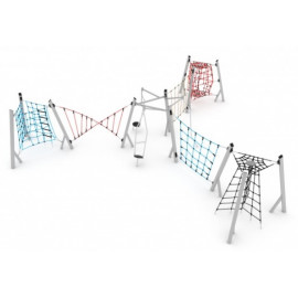 Parcours Apesanteur Maxi 1639 structures de grimpe aire de jeux pour enfant Ovalequip collectivités