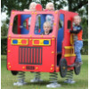 Camion pompier sur ressort aire de jeux pour enfant Ovalequip